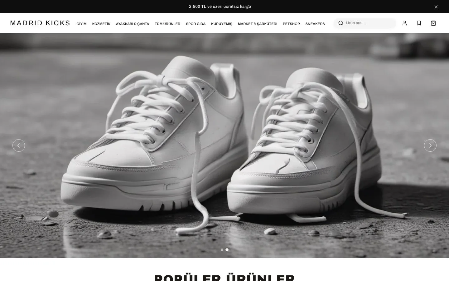 Madrid Kicks sneakers tema stili